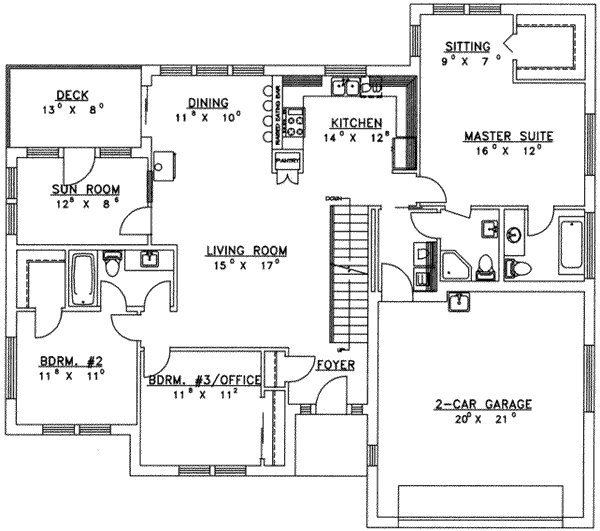 main floor house blueprint