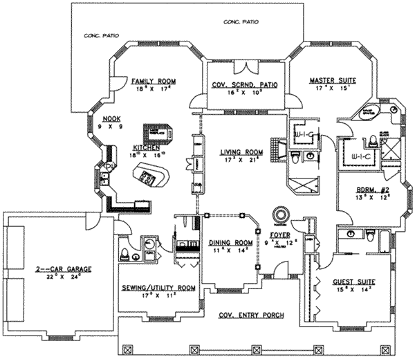 main floor house blueprint