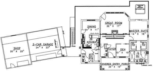main floor house blueprint