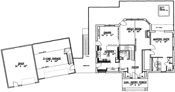 main floor house blueprint