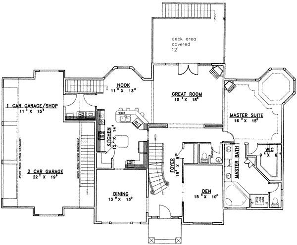 main floor house blueprint