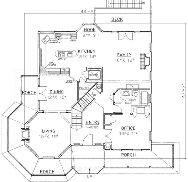 main floor house blueprint