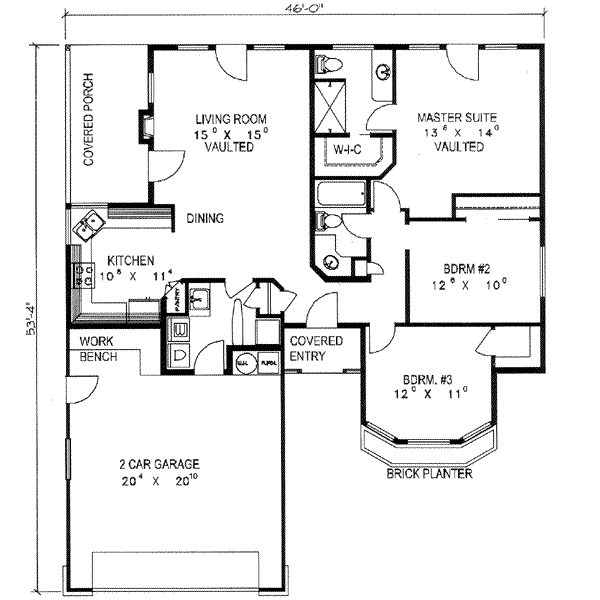 main floor house blueprint