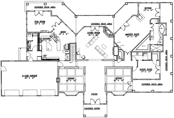 main floor house blueprint