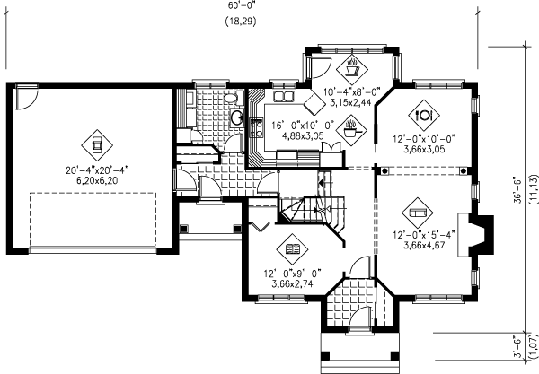 main floor house blueprint
