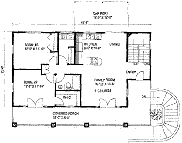 main floor house blueprint