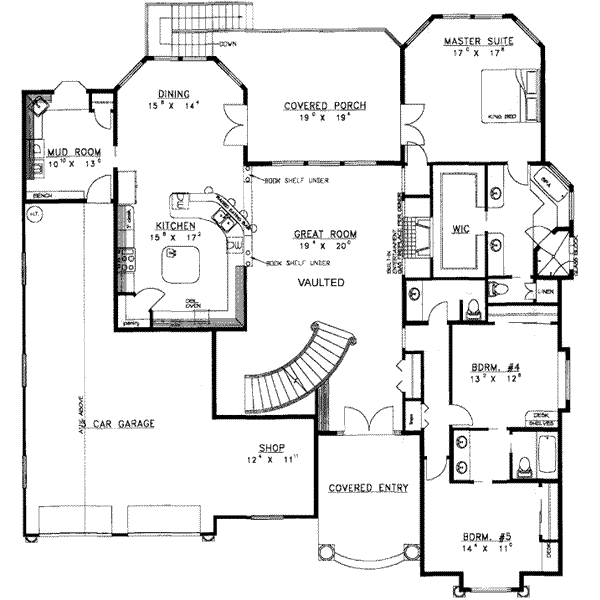 main floor house blueprint