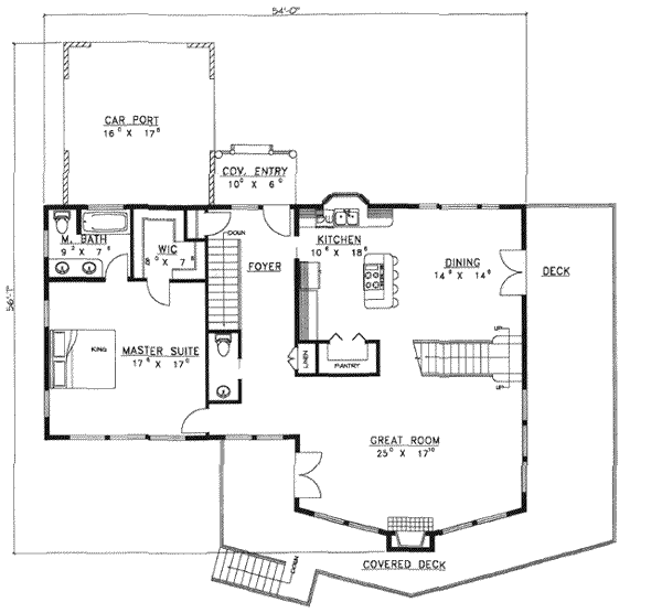 main floor house blueprint