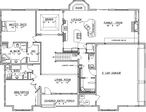 main floor house blueprint