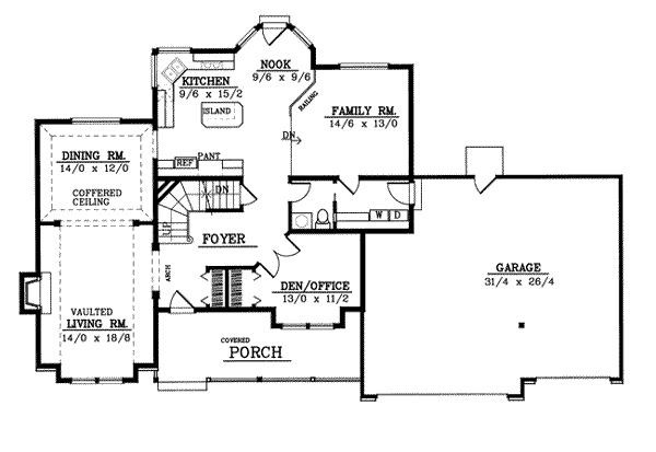 main floor house blueprint