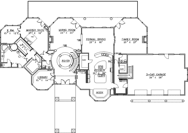 main floor house blueprint