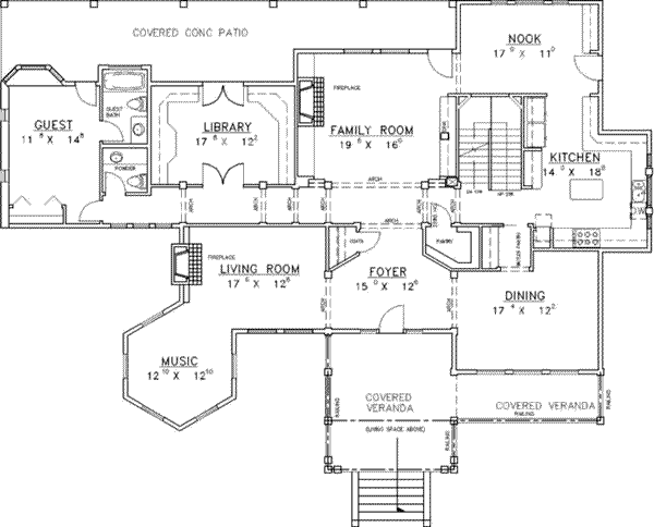 main floor house blueprint