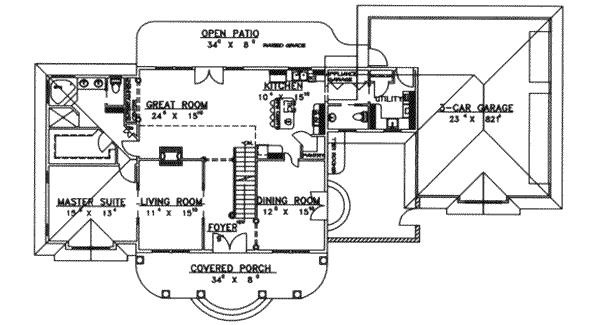 main floor house blueprint