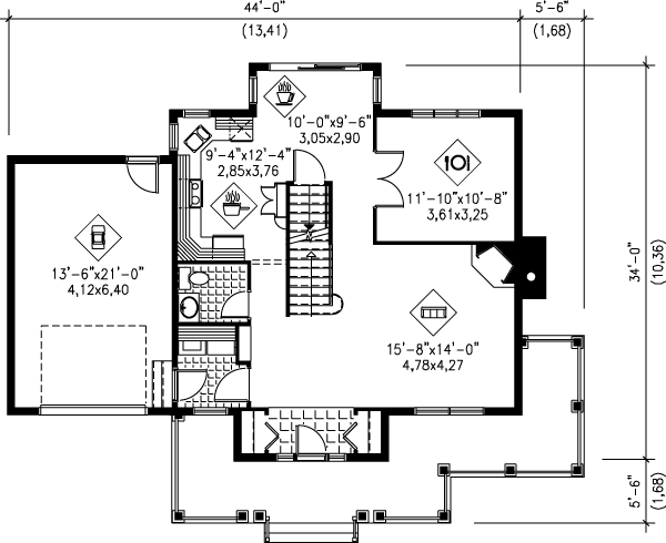 main floor house blueprint