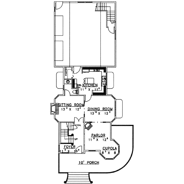 main floor house blueprint