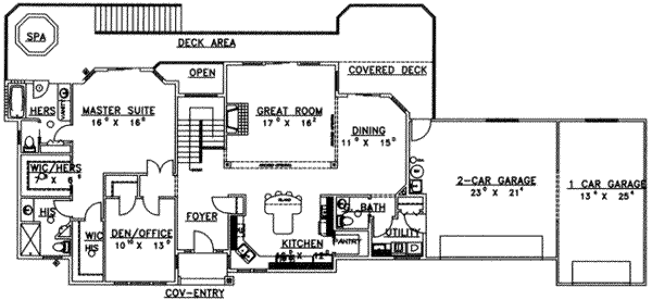 main floor house blueprint
