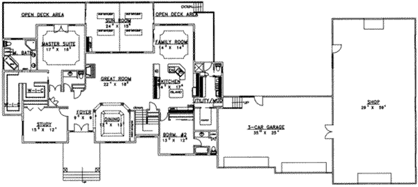 main floor house blueprint