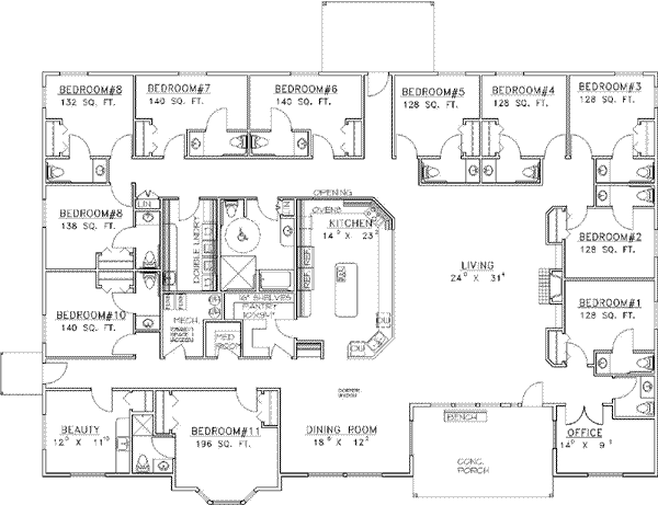 main floor house blueprint