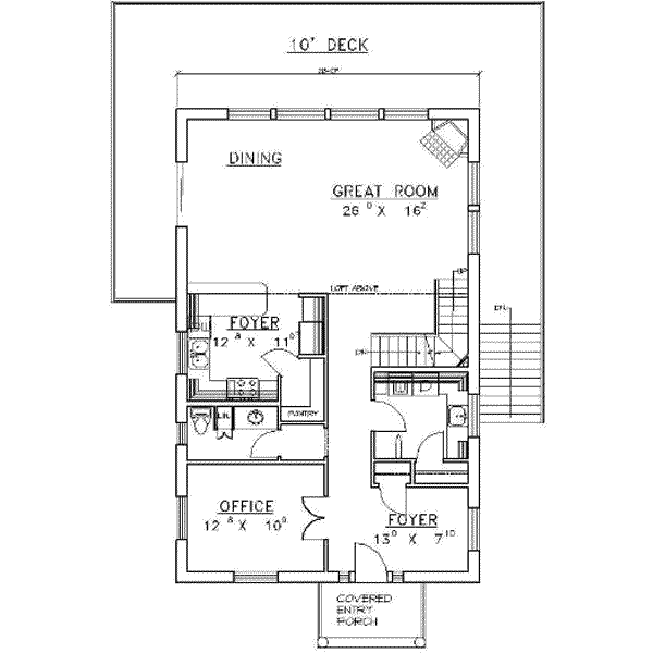 main floor house blueprint
