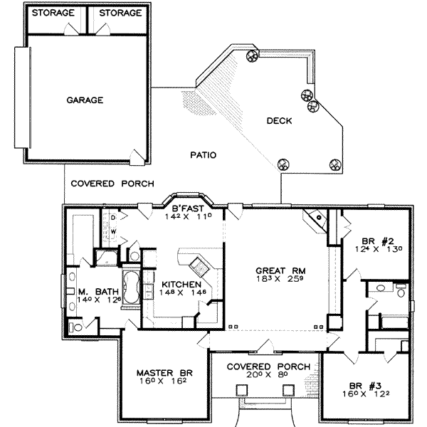 main floor house blueprint