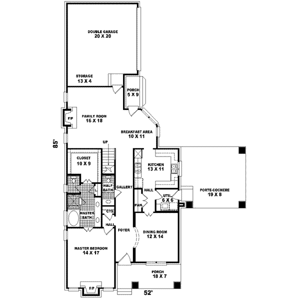 main floor house blueprint