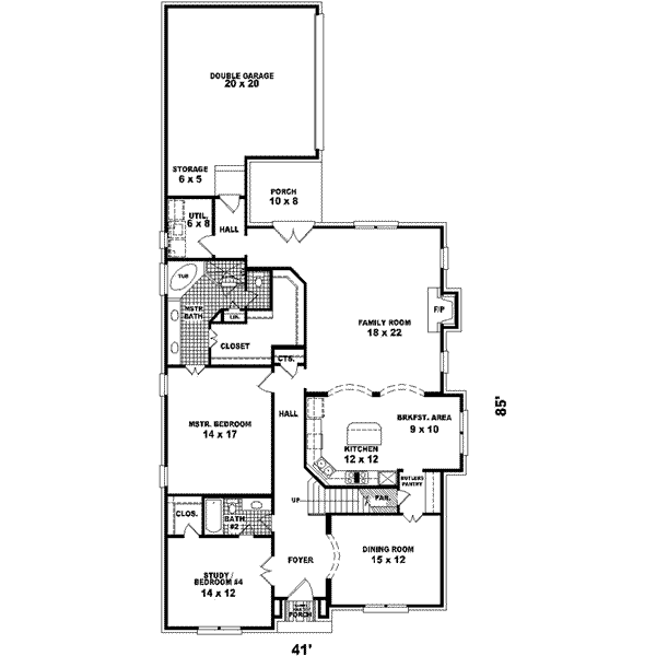main floor house blueprint