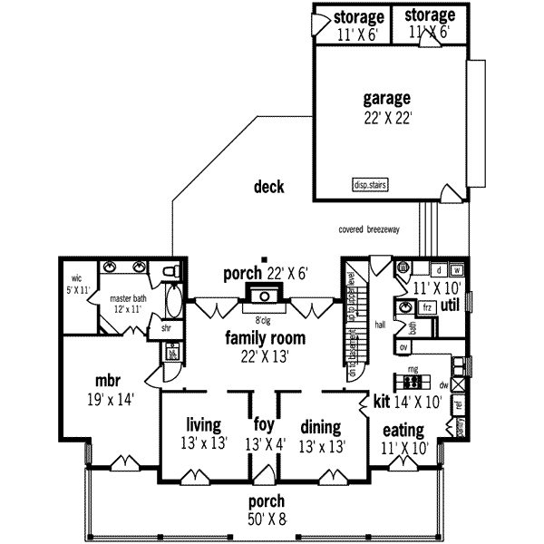 main floor house blueprint