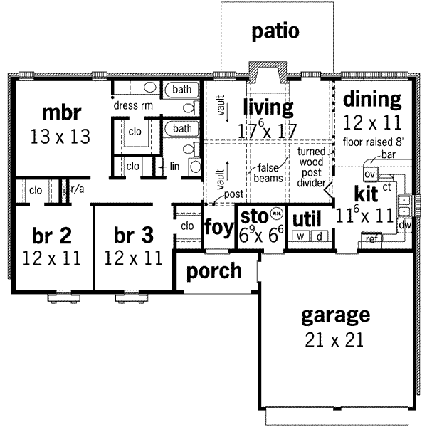 main floor house blueprint