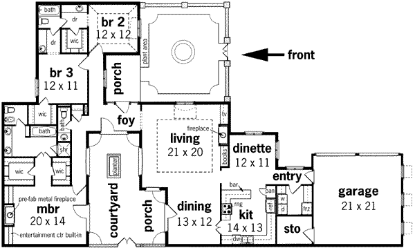 main floor house blueprint