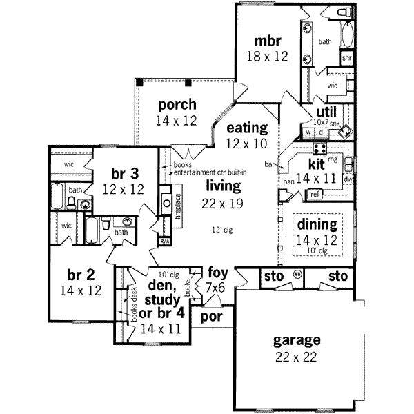main floor house blueprint