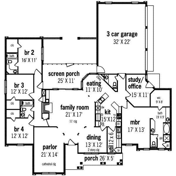 main floor house blueprint