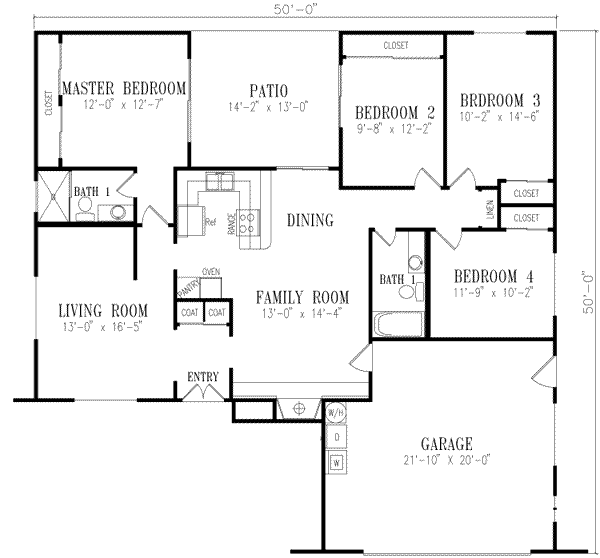main floor house blueprint