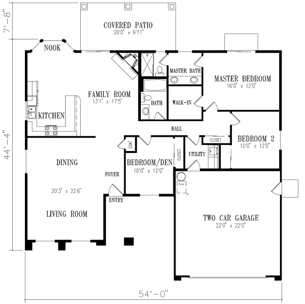 main floor house blueprint