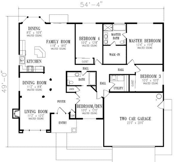 main floor house blueprint