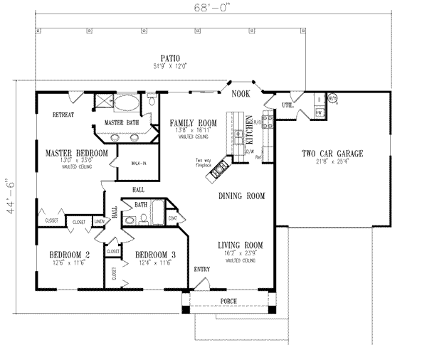 main floor house blueprint