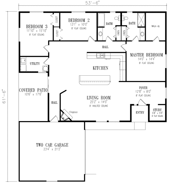 main floor house blueprint