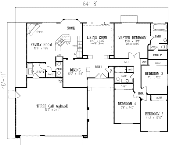 main floor house blueprint
