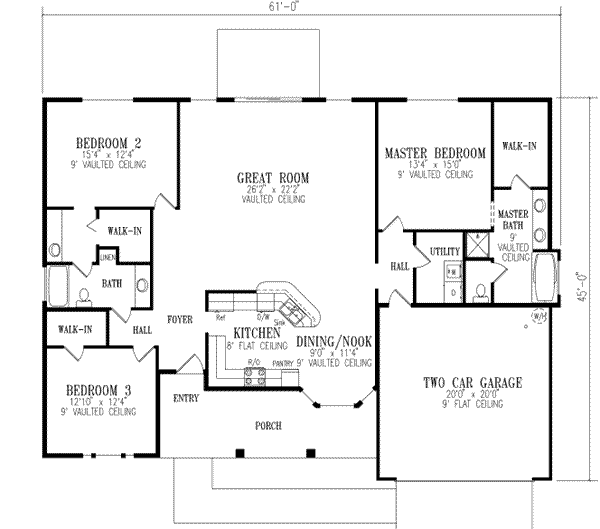 main floor house blueprint