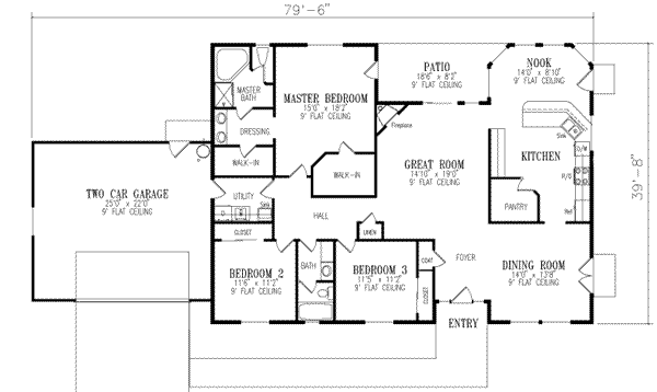 main floor house blueprint