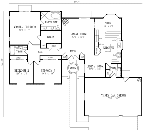 main floor house blueprint