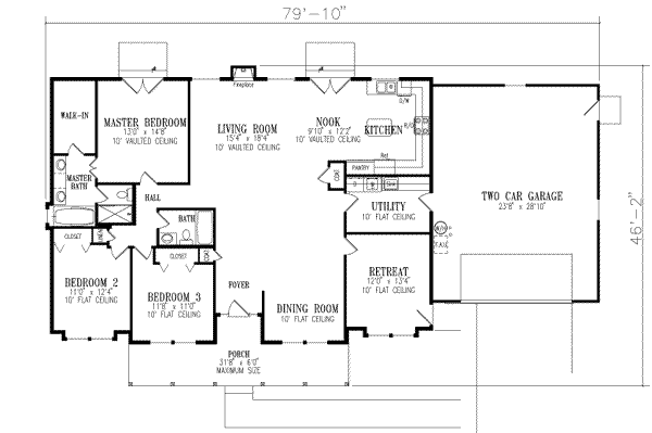 main floor house blueprint
