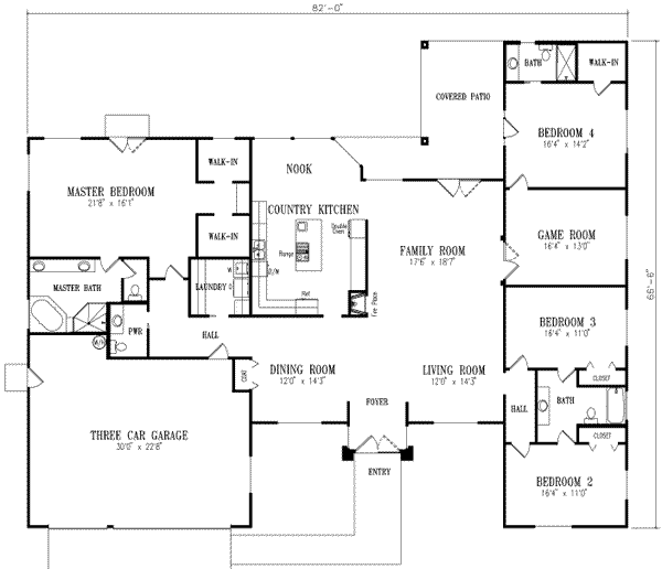 main floor house blueprint