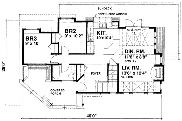 main floor house blueprint