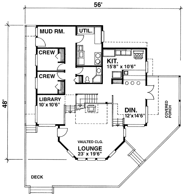 main floor house blueprint
