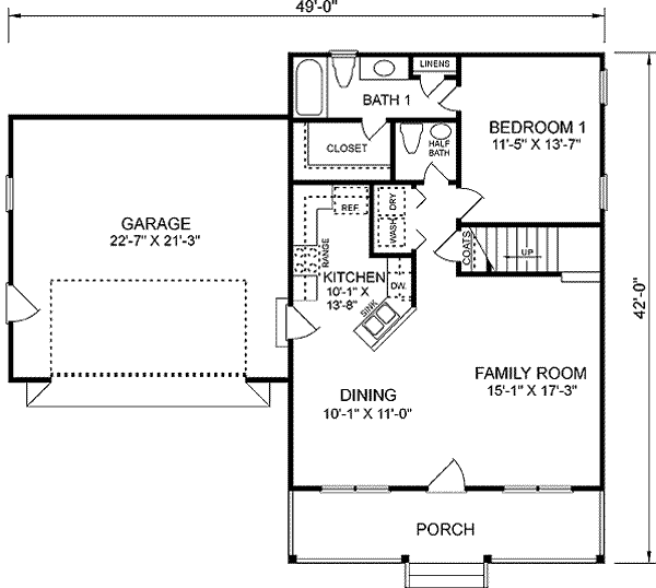 main floor house blueprint