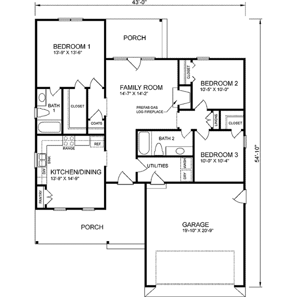 main floor house blueprint