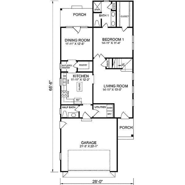 main floor house blueprint