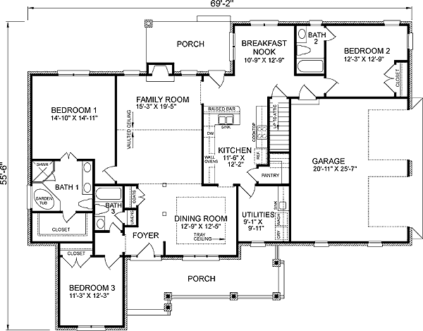main floor house blueprint