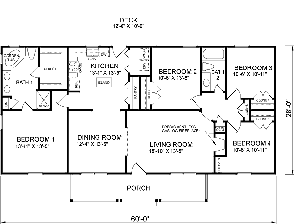 main floor house blueprint