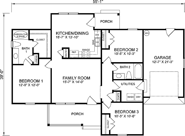 main floor house blueprint